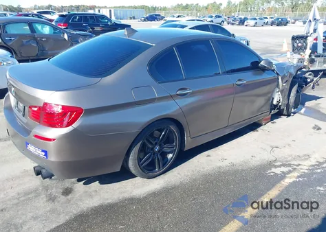 2014 BMW 550I из США, поврежденный, VIN WBAKN9C57ED000919